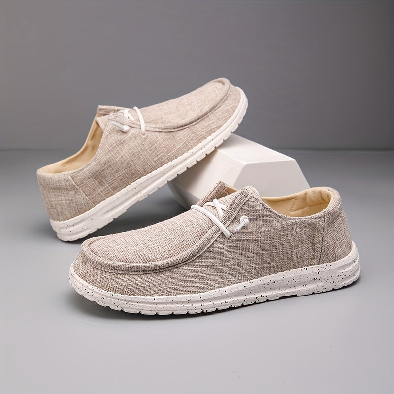 Herren Loafers aus Canvas im Slip-on-Stil