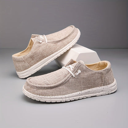 Herren Loafers aus Canvas im Slip-on-Stil