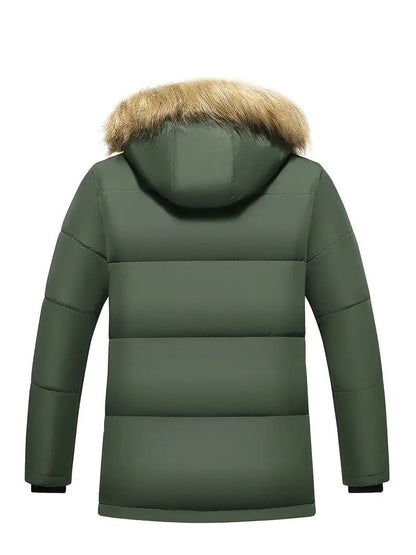 Herren Daunenjacke mit Kapuze
