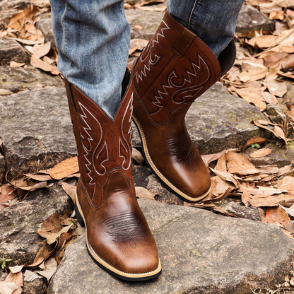 Cowboystiefel Herren mit Westernstil und Stickerei