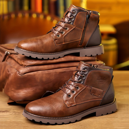 Herren Winterstiefel im Schnürstiefel Design