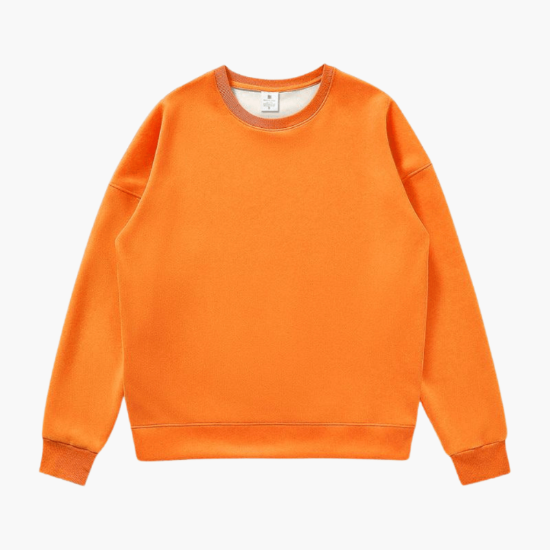 Herren Pullover für den Alltag - orange