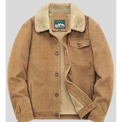 Herren Übergangsjacke im Vintage-Look - khaki