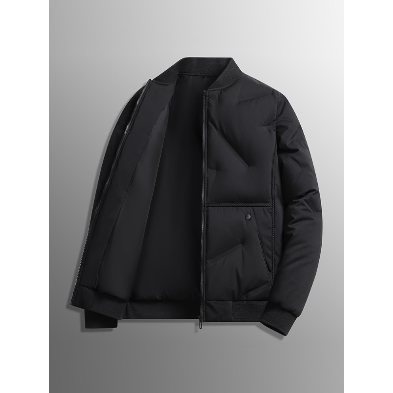 Winterjacke Herren im sportlichen Stil - schwarz