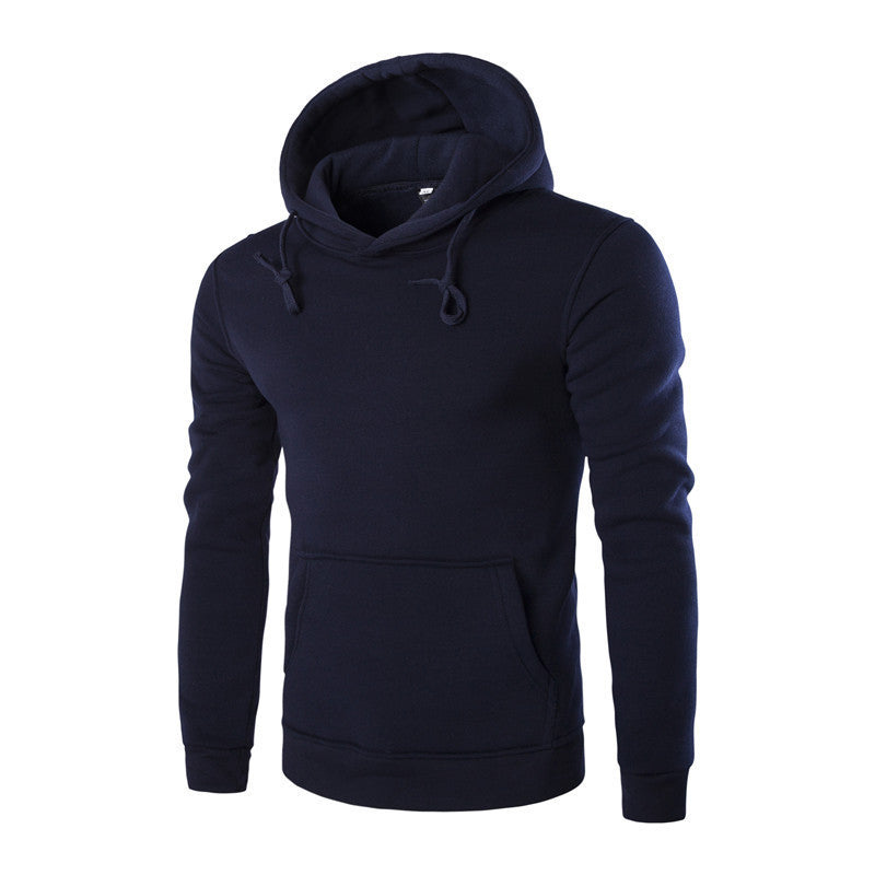 Herren Kapuzenpullover im weiten Schnitt - marineblau