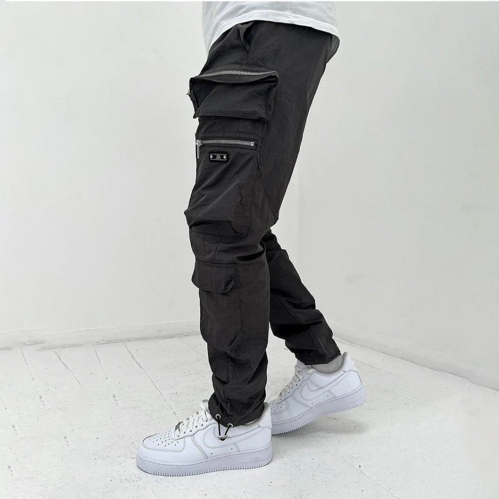 Cargohose Herren im Casual Look - schwarz