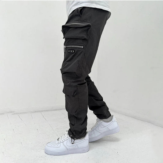 Cargohose Herren im Casual Look - schwarz
