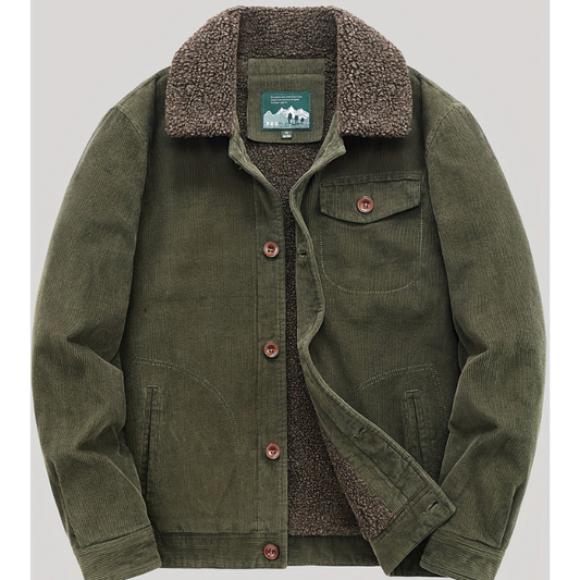 Herren Übergangsjacke im Vintage-Look - grün