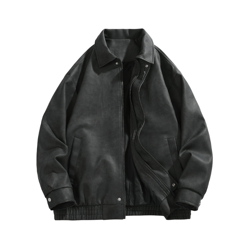 Jacke Herren im Bomber-Stil - schwarz