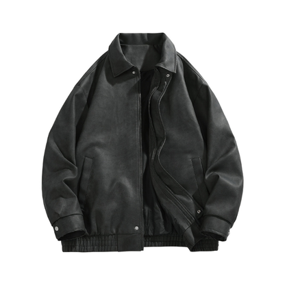 Jacke Herren im Bomber-Stil - schwarz