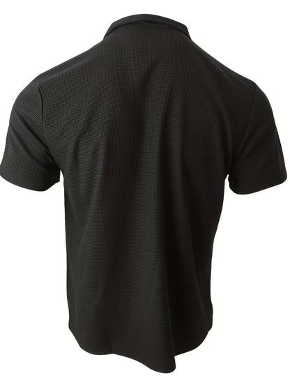 Herren Polo mit Kragen und Knopfleiste
