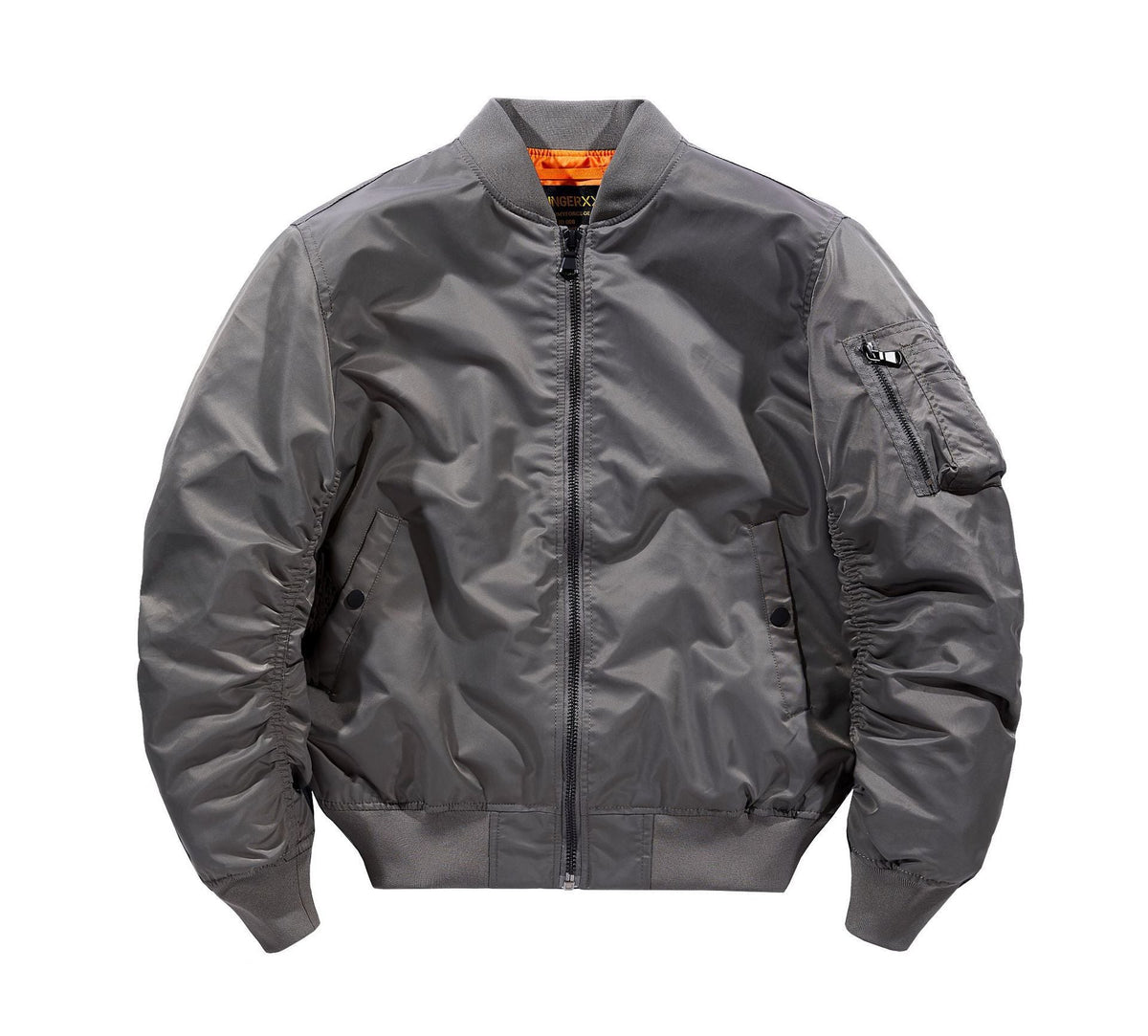 Bomberjacke Herren im klassischen Urban Look - grau