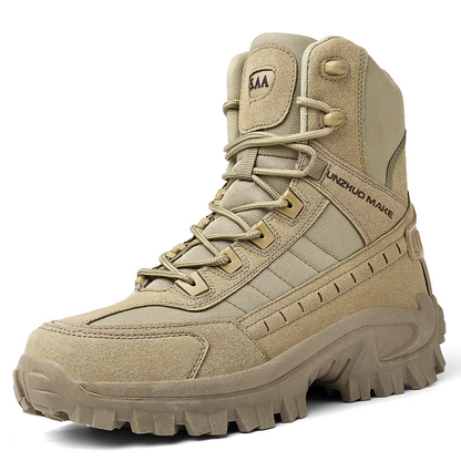 Herren Wanderschuhe mit robuster Sohle - khaki