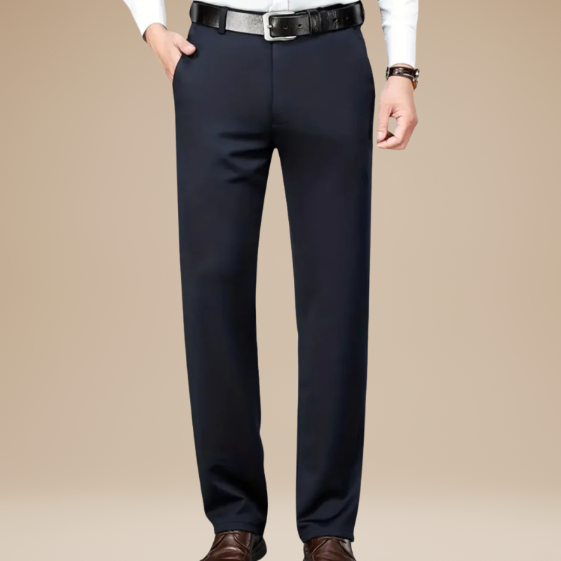 Stoffhose Herren mit klassischem Design - marine-blau