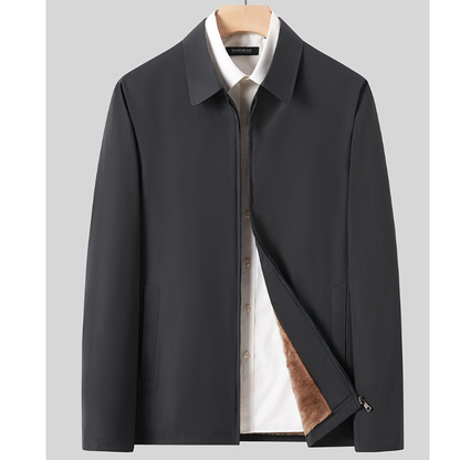 Winterjacke Herren im Business Design mit Futter - grau