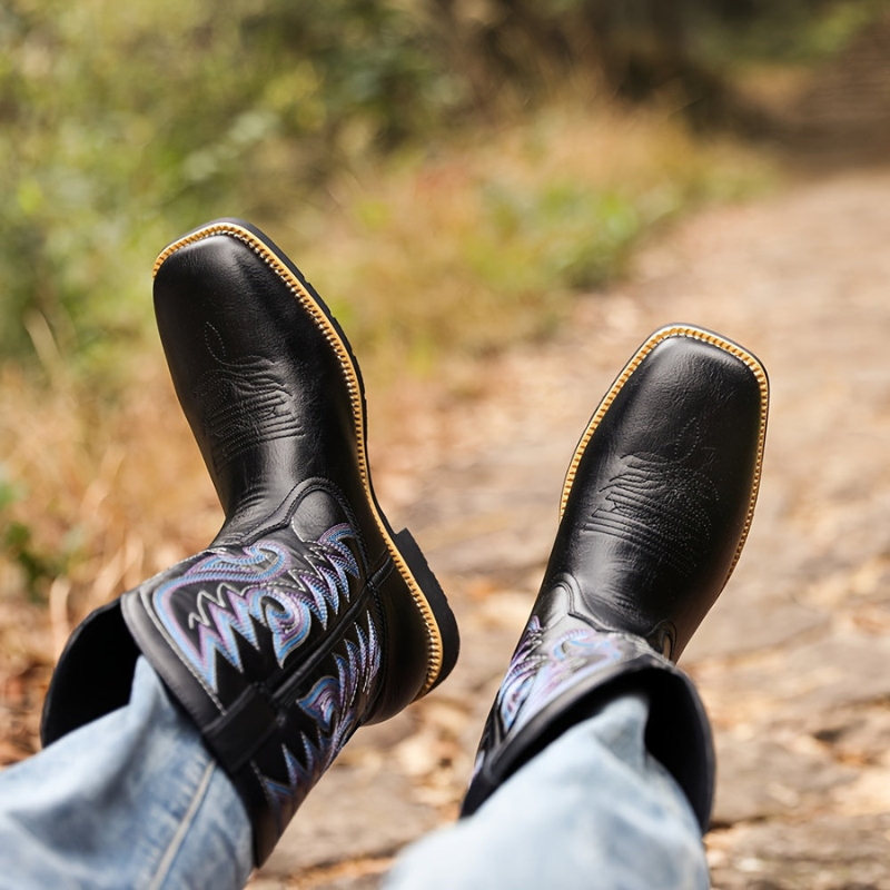 Cowboystiefel Herren mit Westernstil und Stickerei