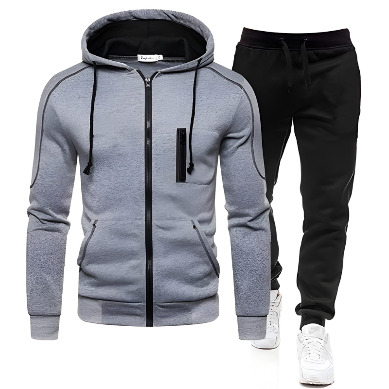 Herren Sportset aus zwei Teilen - grau
