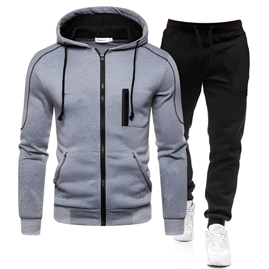 Herren Sportset aus zwei Teilen - grau