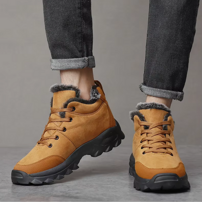 Winterstiefel Herren mit Fleecefutter und Antirutschsohle