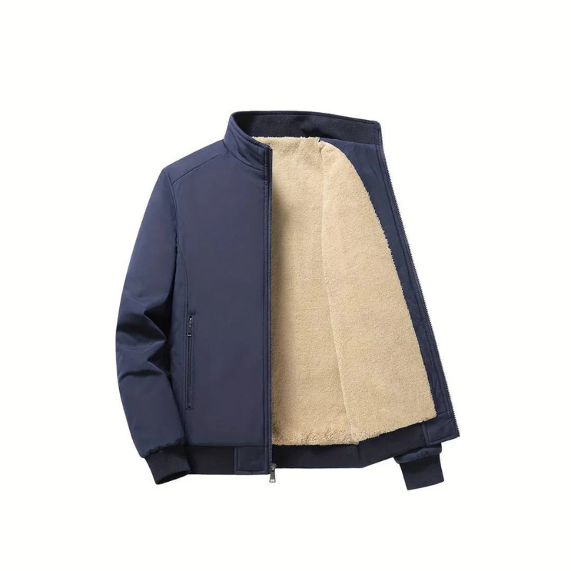 Herren Winterjacke mit Stehkragen im Casual-Stil
