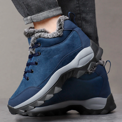 Winterstiefel Herren mit Fleecefutter und Antirutschsohle