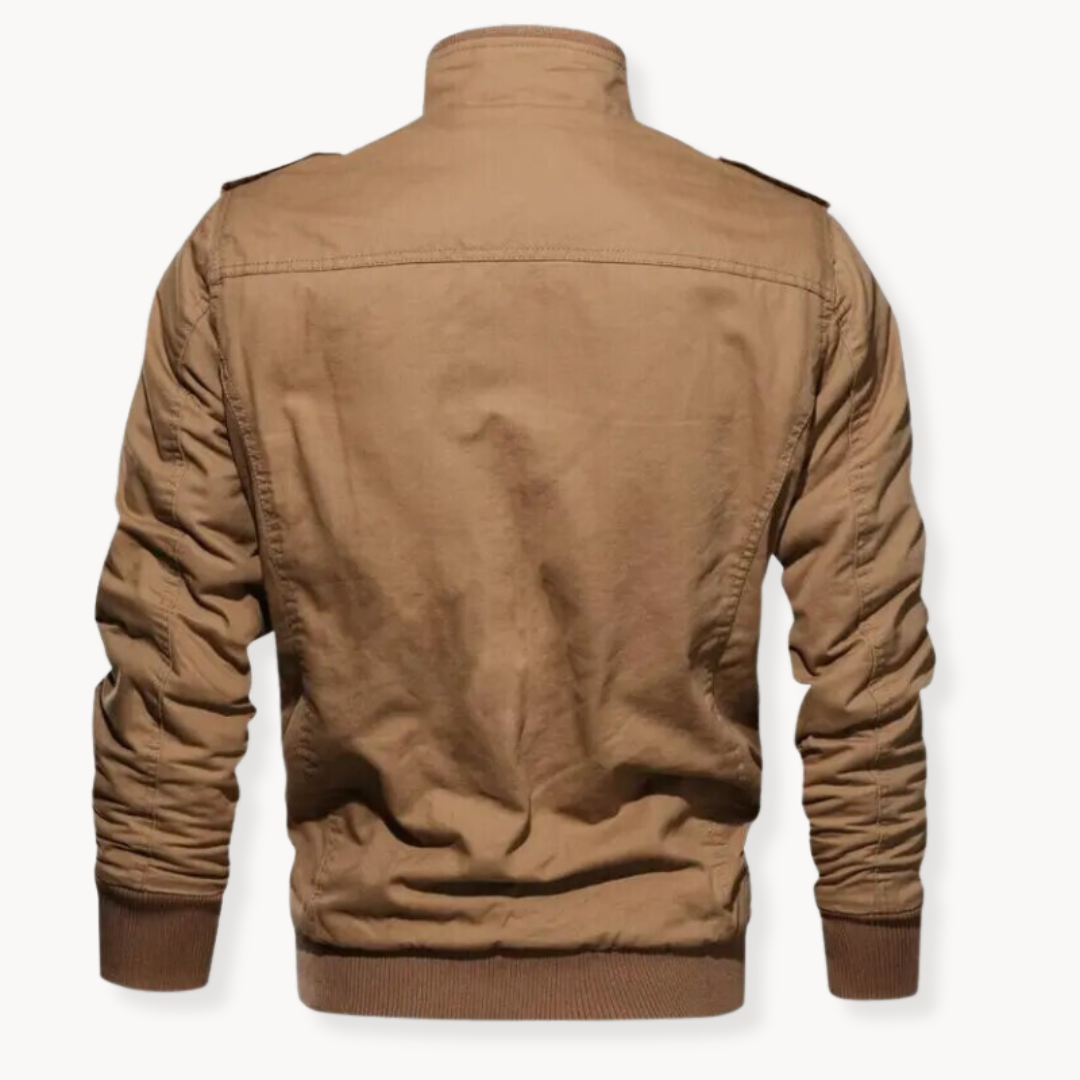Herren Winterjacke aus Baumwolle mit Samtfutter