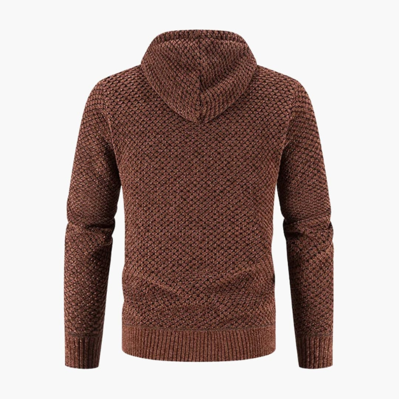 Herren Cardigan mit Kapuze und Hoodie-Stil