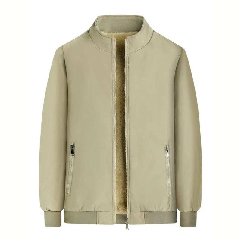 Herren Winterjacke mit Stehkragen im Casual-Stil