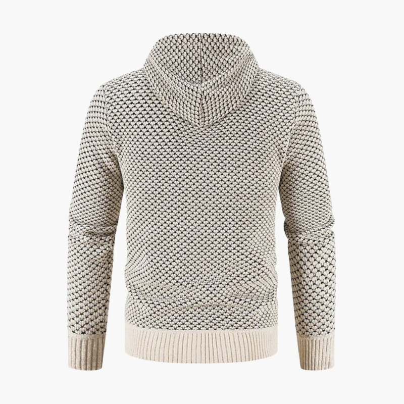 Herren Cardigan mit Kapuze und Hoodie-Stil
