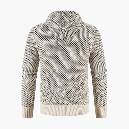 Herren Cardigan mit Kapuze und Hoodie-Stil