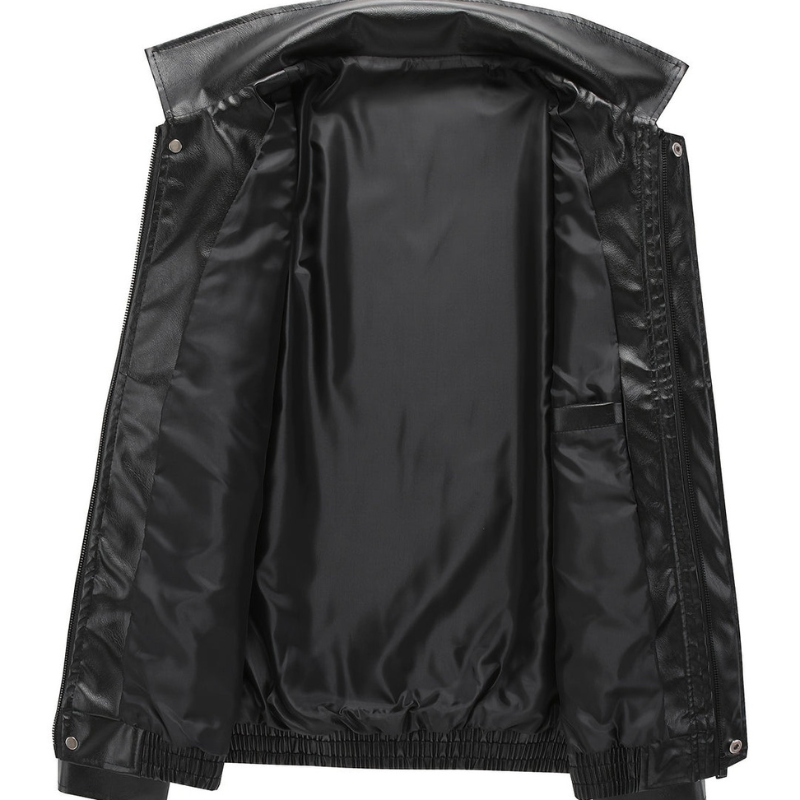 Jacke Herren in Lederoptik im urbanen Stil