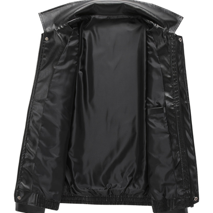 Jacke Herren in Lederoptik im urbanen Stil