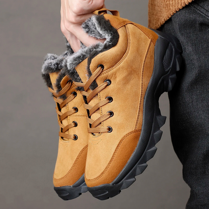 Winterstiefel Herren mit Fleecefutter und Antirutschsohle