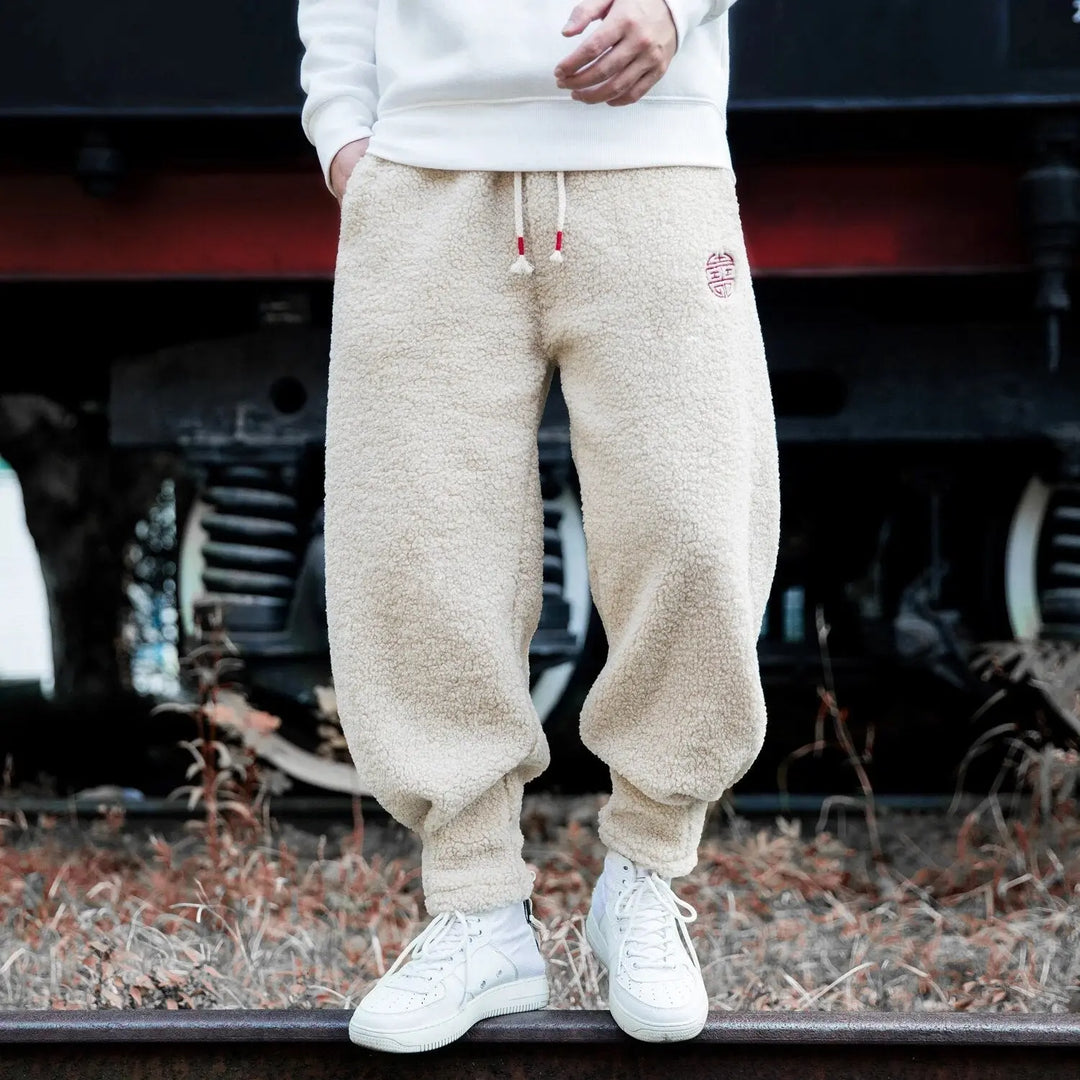 Thermohose Herren mit strukturiertem Design