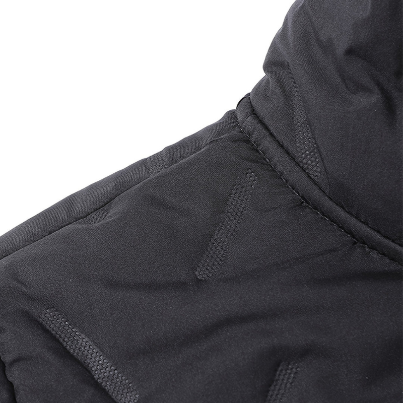 Herren Winterjacke mit Kapuze und Futter