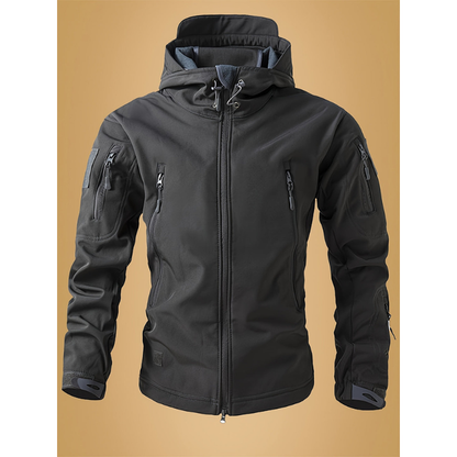 Jacke Herren im taktischen Stil mit Futter - grau