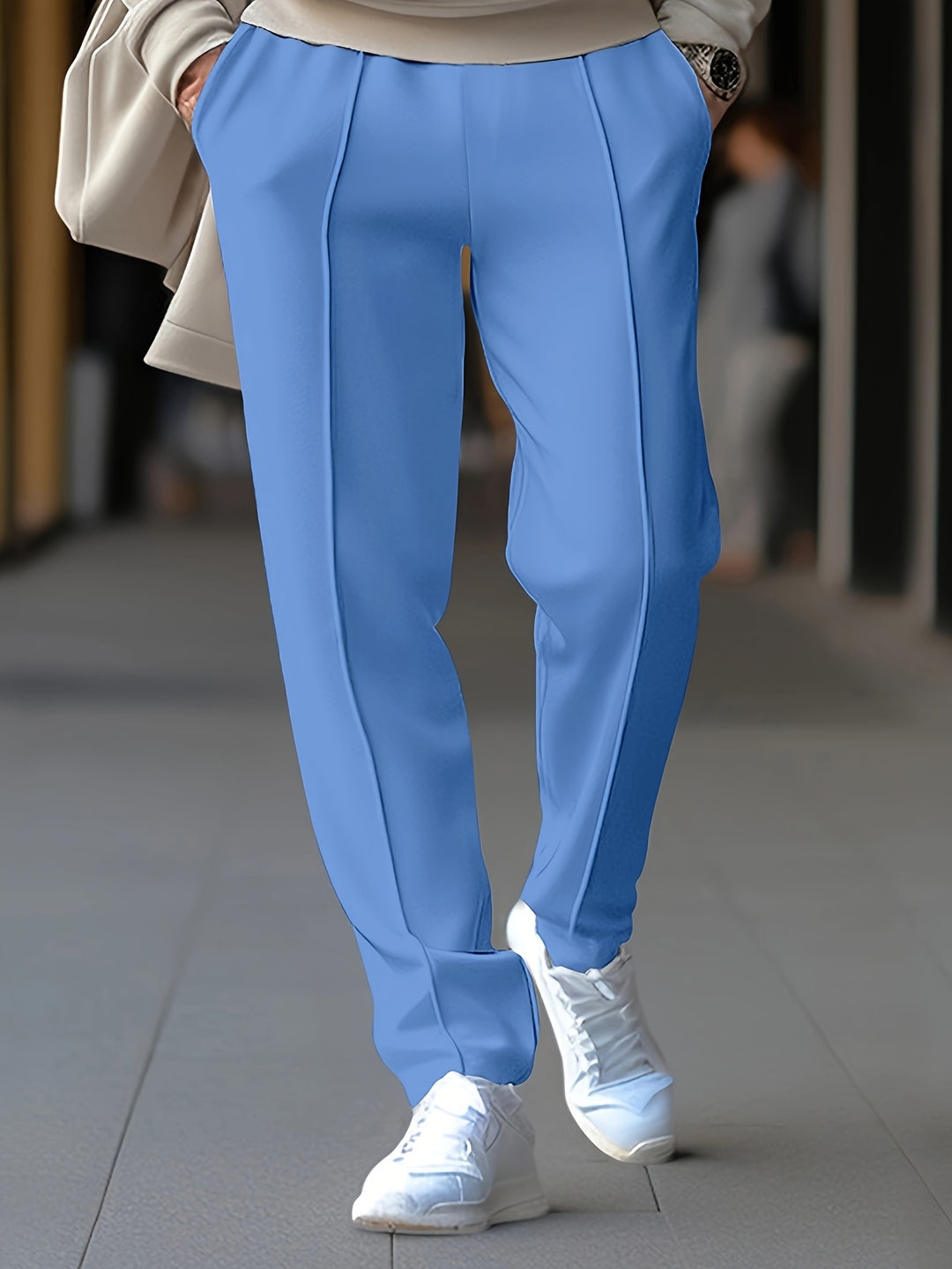 Herren Jogginghose mit schmaler Form - blauw