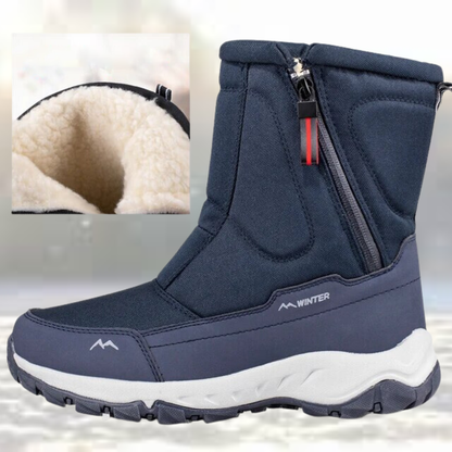 Winterstiefel Herren mit mittlerer Schafthöhe - blau