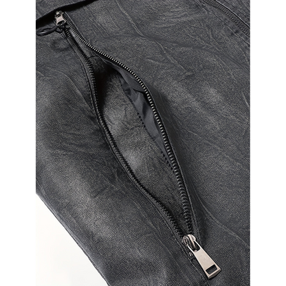 Herren Biker-Weste mit Futter