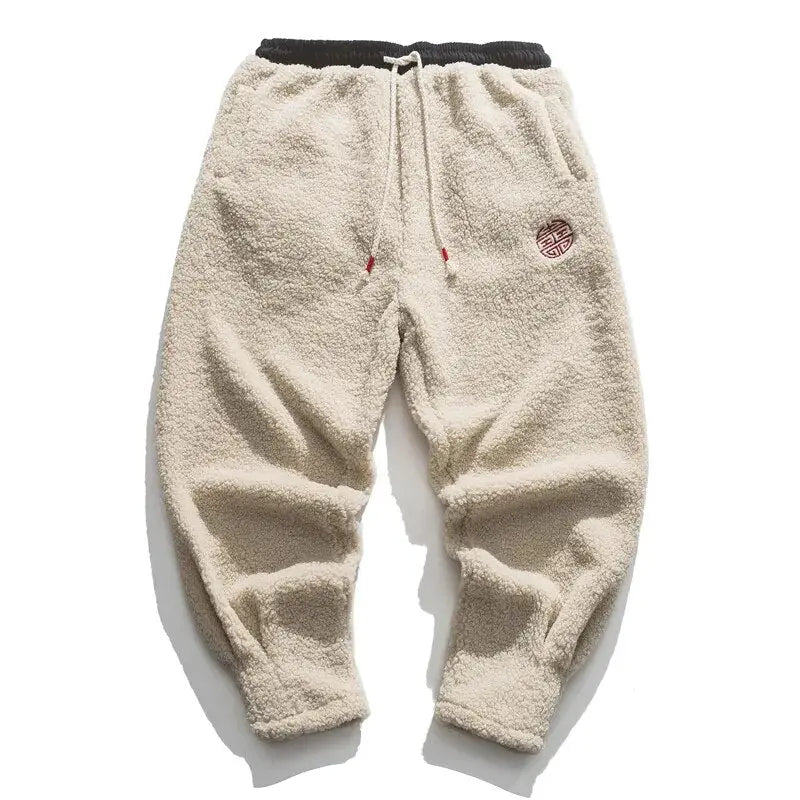 Thermohose Herren mit strukturiertem Design - creme