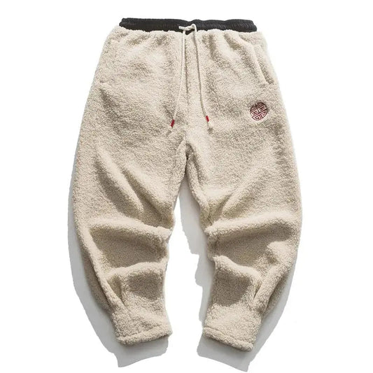 Thermohose Herren mit strukturiertem Design - creme