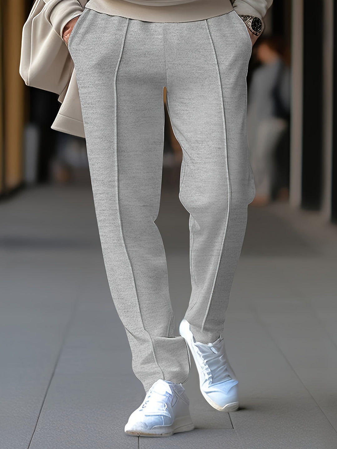 Herren Jogginghose mit schmaler Form - grau