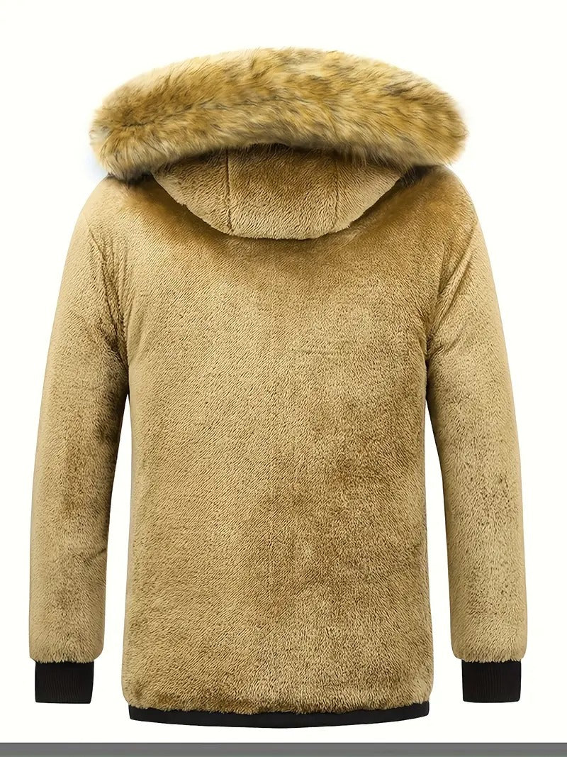 Herren Daunenjacke mit Kapuze