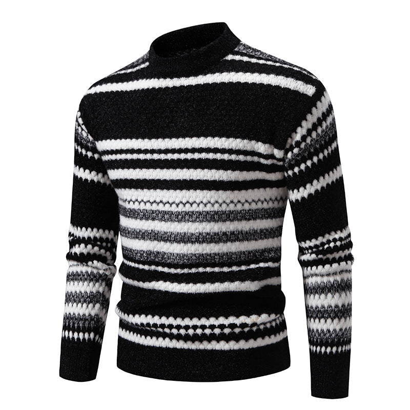 Pullover Herren mit Rundhalsausschnitt - schwarz