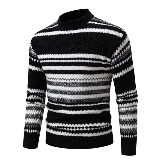 Pullover Herren mit Rundhalsausschnitt - schwarz
