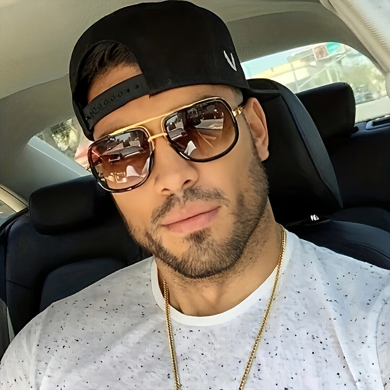 Herren Sonnenbrille mit doppeltem Steg