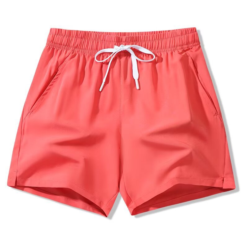 Herren Shorts mit Kordelzug und Taschen - orange