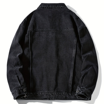 Winterjacke Herren im Trucker-Stil mit Knöpfen