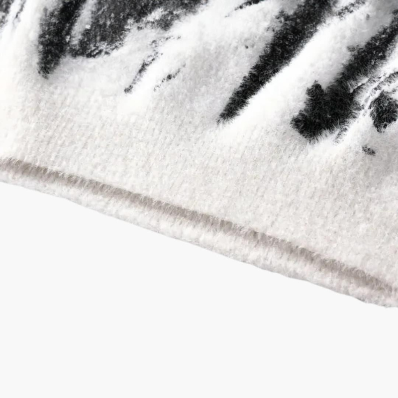 Herren Pullover mit Druckmotiv