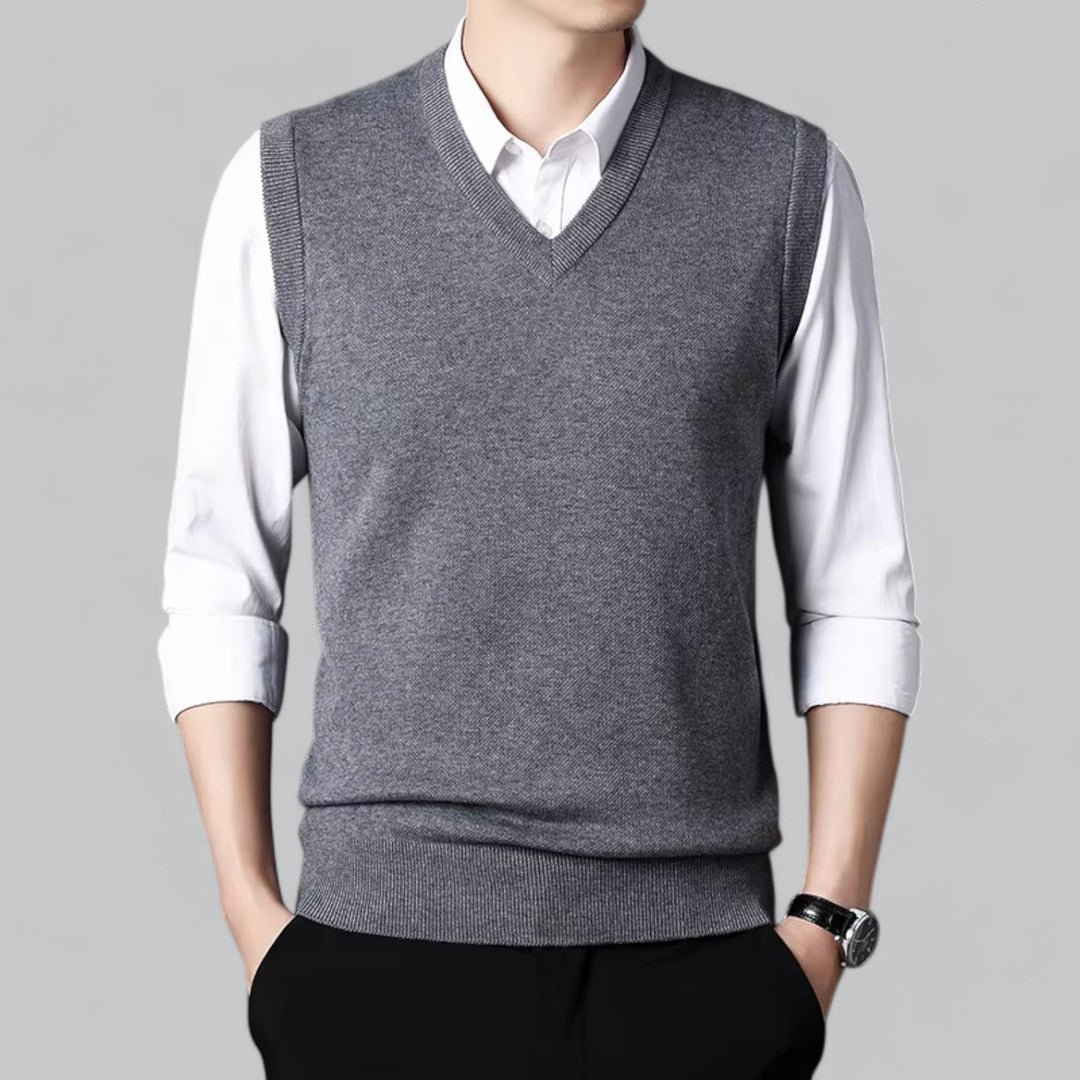 Pullover Herren mit V-Ausschnitt Regular Fit